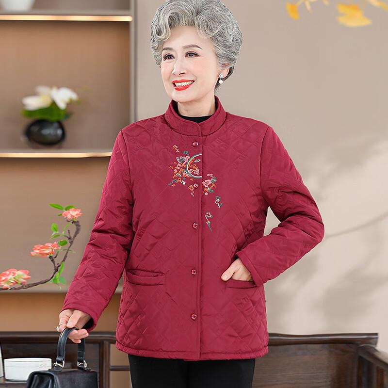 YUZHAOLIN Women's Lightweight Winter Quilted Padded Jacket for Elderly