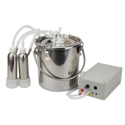 Máquina de ordeño automática eléctrica de 3L para vaca, cabra, oveja, ordeñadora con bomba de vacío pulsante con cubo, equipo de ordeño para granja lechera