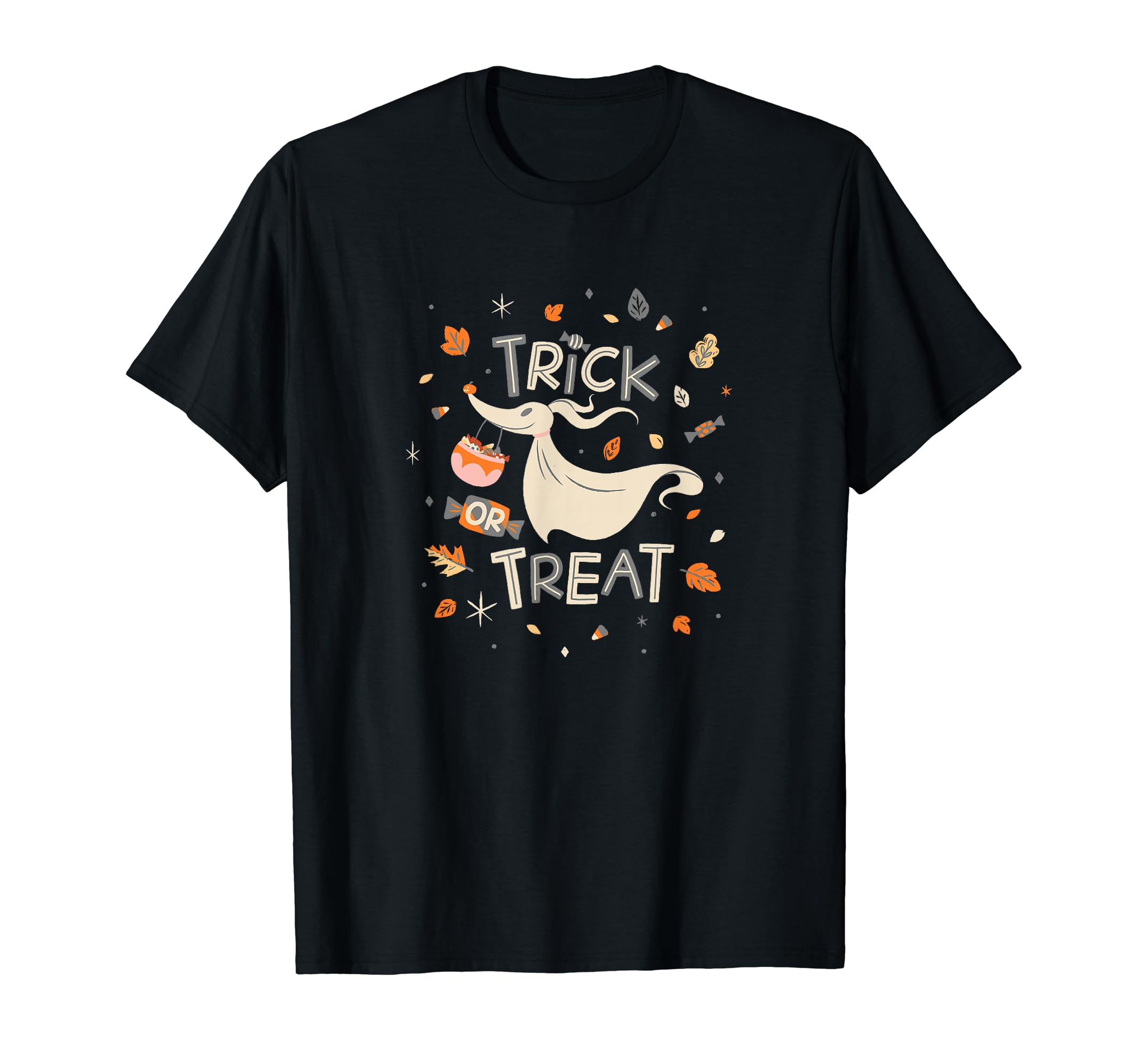 Disney Nightmare Before Christmas Halloween Zero & Candy T-Shirt