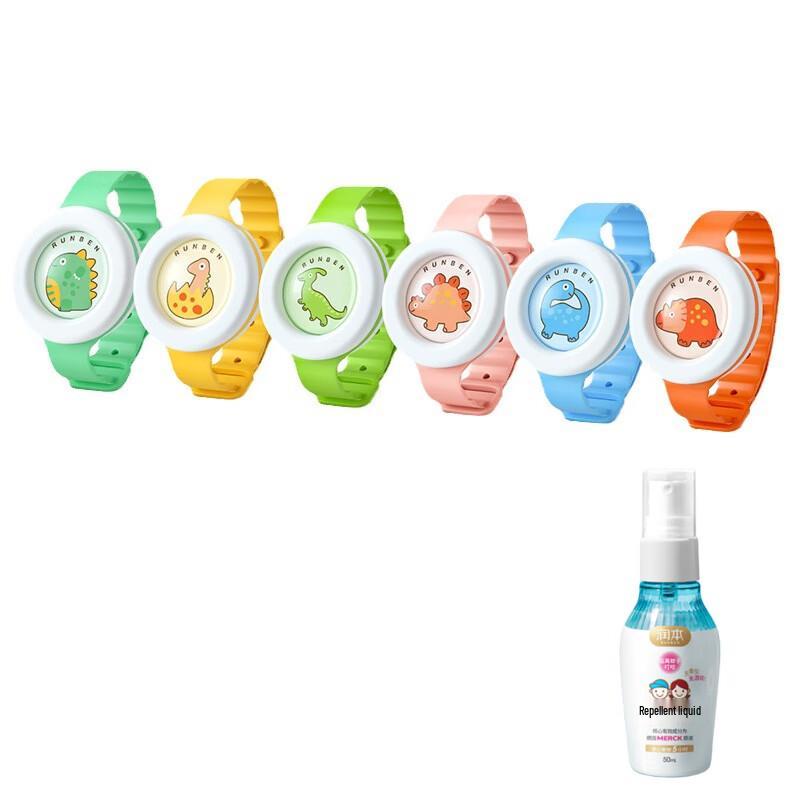 Набор: Браслет и спрей от комаров Runben для детей