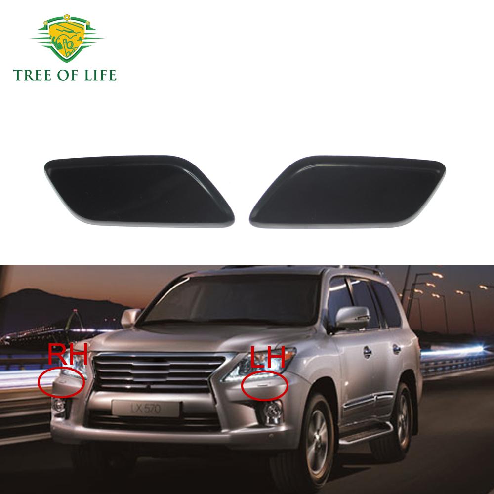 New Front Bumper Headlight Washer Nozzle Cover Cap For Lexus LX570 LX 570 2012 2013 2014 2015 85353-60060-C1 85354-60060-C1