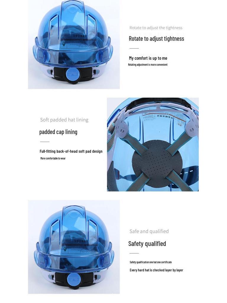 Men’s Anti-Smash Breathable Safety Helmet for Construction, Climbing, and Night Riding