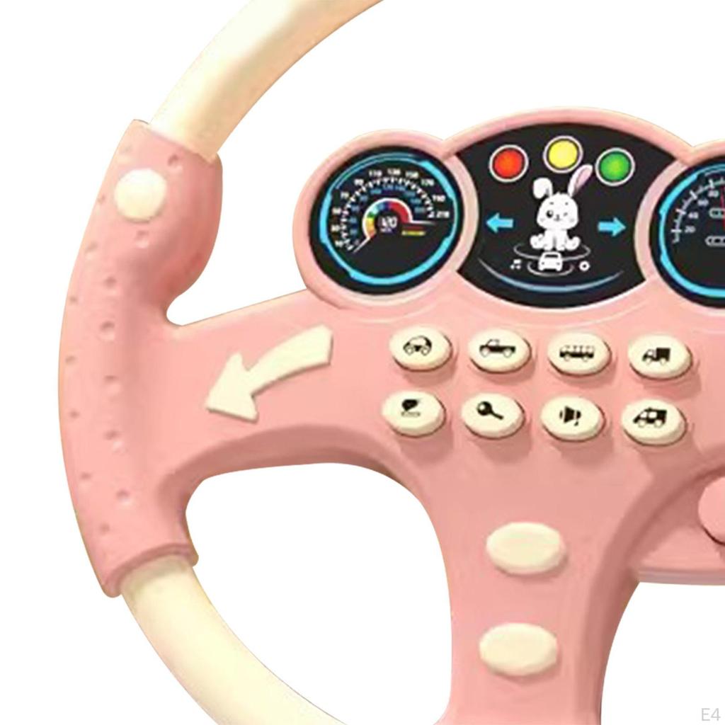 Interactive Car Steering Wheel Toy for Kids - Educational Driving Playset