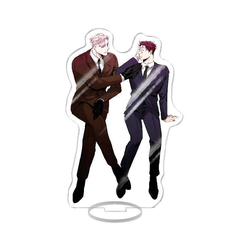 Roses And Champagne Korean Anime Peripherals Zheng Yiyuan Acrylic Stands Collectible Desk Ornaments Creative Birthday Gifts Toy