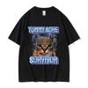 Limited Tummy Ache Survivor Funny Cat Meme T Shirt Men Women Vintage High Quality Fashion T-shirts Male Oversized T-shirt - M...