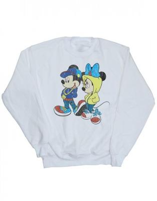 Boys Mickey And Minnie Mouse Pose Sweatshirt