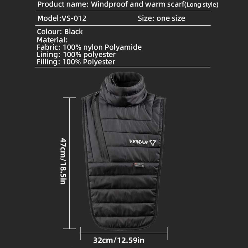 Winter Motorcycle Full Neck Protectors Scarf Windproof Warm Motorbike Motocross Balaclava Fleece Moto Cycling Warm Mask
