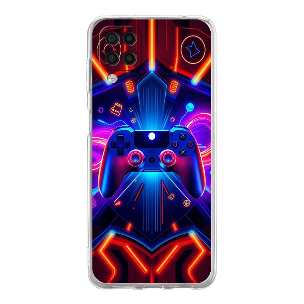 

Мягкий ТПУ чехол для Samsung Galaxy A25 A23 A22 A52S A31 A72 A73 A17 A07 A13 A11 5G Прозрачный чехол для телефона Графика с изображением игрового контроллера for Samsung A13 5G