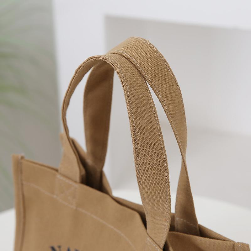 Canvas Lunch Bag Classic Bear Lunch Box Storage Handbag Multifunctional
