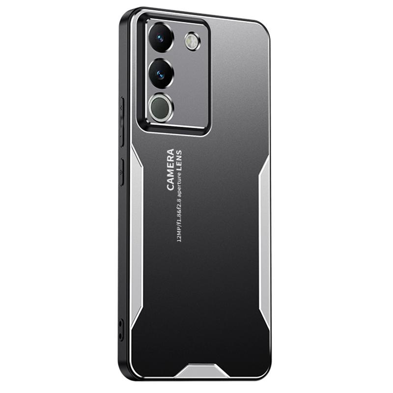 Pro vivo Y200 (Indie) Pouzdro na telefon z PC+TPU+hliníkové slitiny, ochrana proti pádu, kryt mobilního telefonu