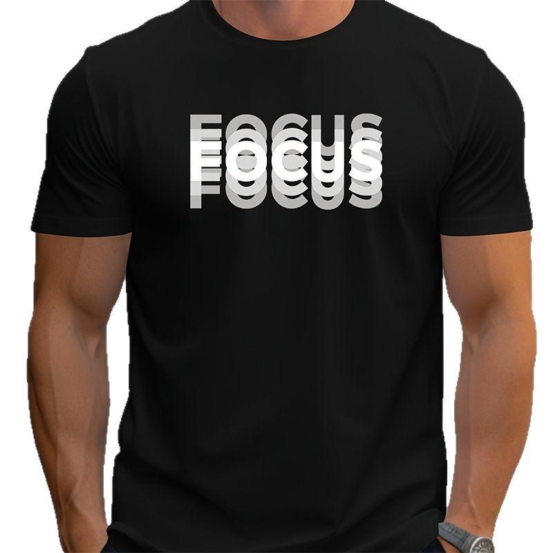 Summer Trendy Brand Youth Hip-hop 3D Printing Sports Fashion Men's Crew Neck Short-sleeved T-shirt