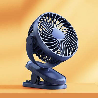 Portable Clip On Fan 3 Speeds Quiet USB Rechargeable Mini Desk Fan 360 Degree Rotation Air Circulator Fan Home Camping Strollers