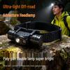 1000 Lumens Aluminum Alloy LED Headlamp with Long Battery Life for Outdoor Mountaineering and Night Fishing