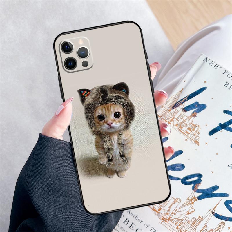 Kitted Cats Cute Phone Case For iPhone 14 15 16 Pro Max 12 13 Mini 11 Pro Max XR 15 16 Plus 16e Cover Coque