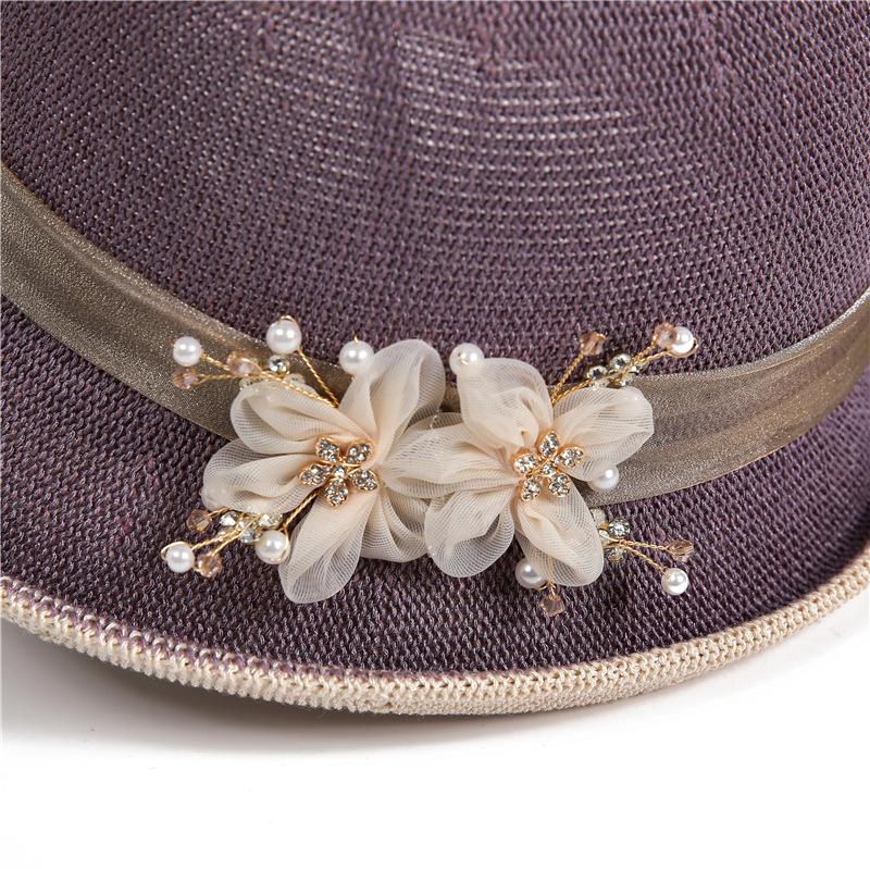 Top Hat Female Elegant Basin Hat Mom Fisherman Hat Spring Summer Sunscreen Shade Sun Hat Hat
