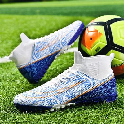 Chuteiras de Futebol Society Masculinas Originais Grama Artificial Travas Longas Sapatos de Futebol Futsal Esportes ao Ar Livre Chuteiras de Futebol para Homem