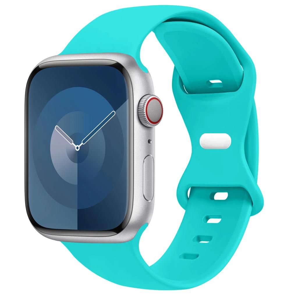Silicone Strap For Apple Watch Band 44mm 45mm 41mm 40mm 49mm 42mm 38mm 46MM Sport Bracelet iWatch Series Ultra 2 SE 10 9 8 7 6 5