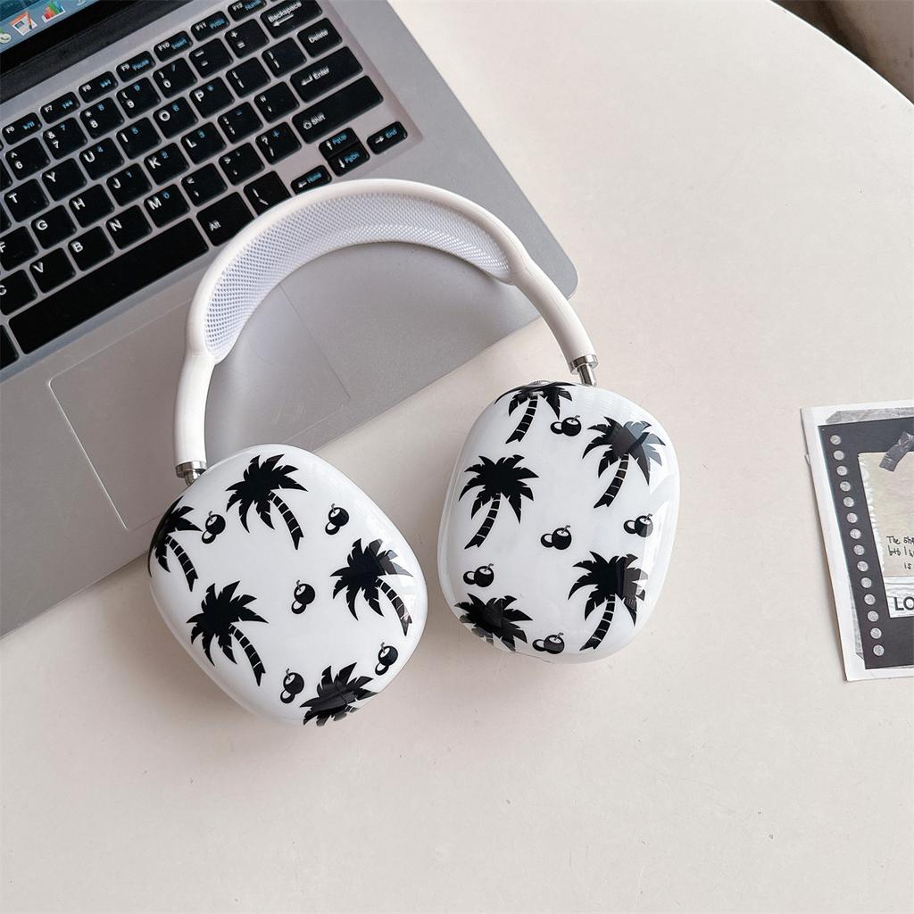 1 Pair For AirPods Max IMD Headset Earmuff Shell Headphone TPU Earpad Cover