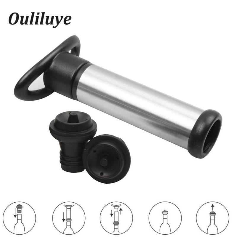 Vacuum Wine Pump Bottle Corks Stopper Bar Vacuum Caps Hat Preserver Wine Drinks Bar Accessories For Preserving And Sealing Wine