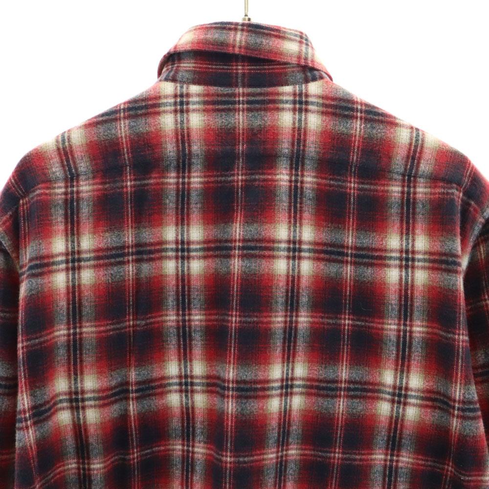 LOUIS VUITTON made in Italy Check Pattern Long sleeve Flannel shirt XS Men's Used