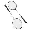 2Pcs Badminton Racquets Set Lightweight Sturdy Double Badminton Rackets with Storage Bag for 2 Player