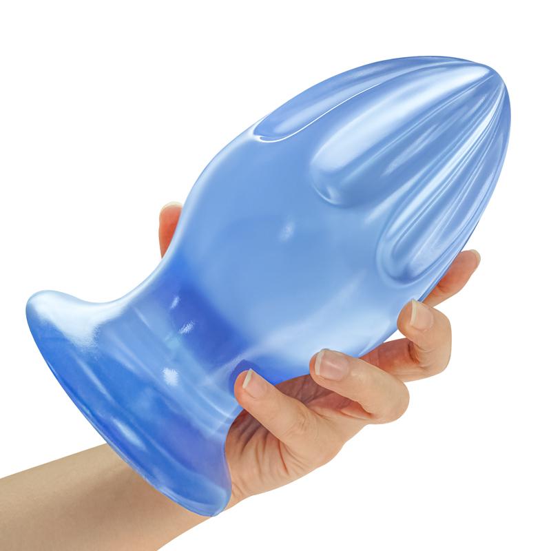 Multi-Size Eiform Analer Butt Plug Riesige Analperlen Analstimulation Expansions-Trainer Anal Sexspielzeug für Erwachsene Frau Mann