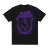 Black Sabbath 1968-2025 Purple Reaper Vintage Heavy Metal T-Shirt, Unisex Rock Fan Streetwear Tee, 100% Cotton Casual Short Sleeve Top