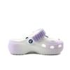 Crocs Classic Platform Clog EVA Fashion Trend Comfortable Personality Simple Commuter Hole Shoes Unisex Purple