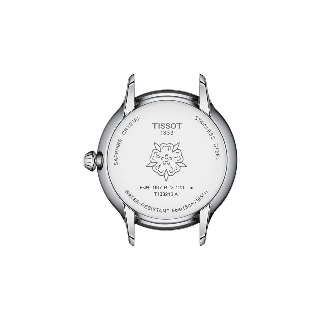 Tissot Old Watches Leather Strap white mother of pearl Dial Men's Fashion Watch T133.210.16.116.00