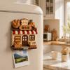Simulation Cat Fridge Magnet 3D Relief 3D Refrigerator Stickers  Home Decor