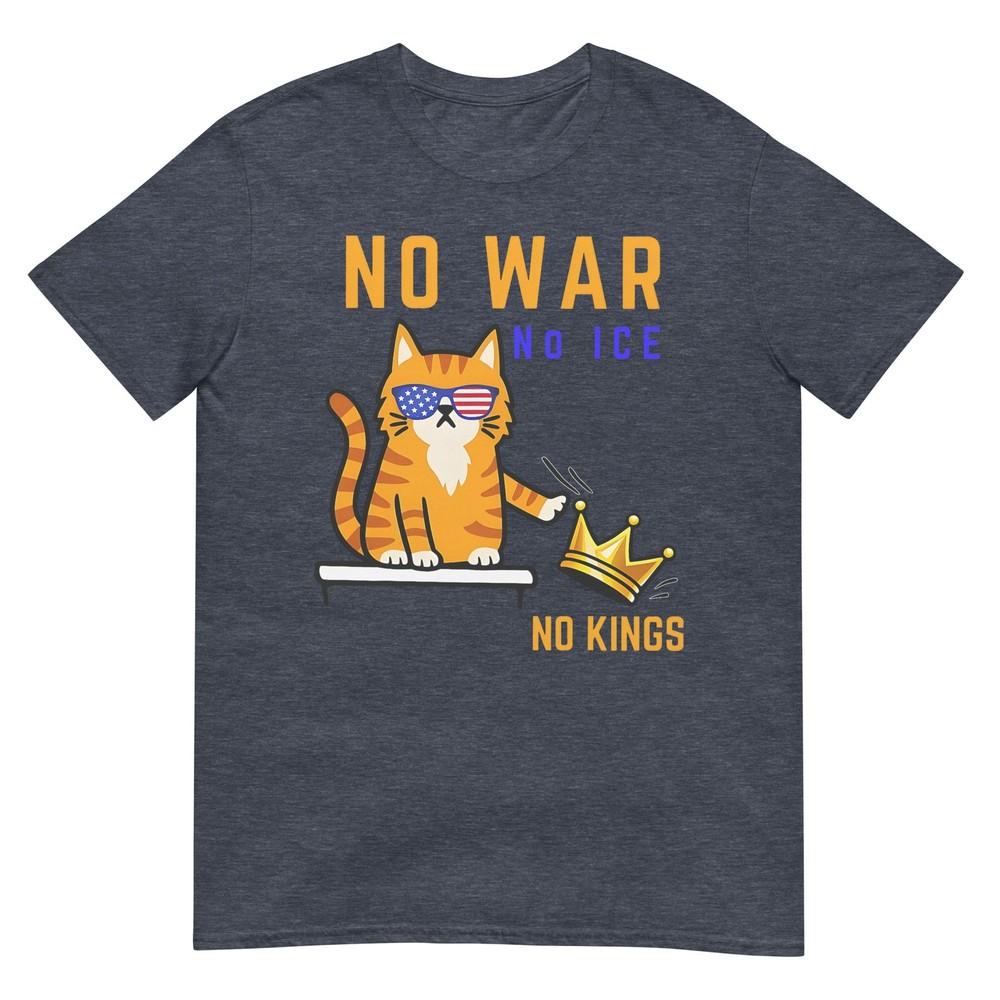 No Kings No Ice No Wars Cat Quote Tshirt