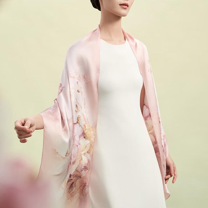 Gongli Verbotene Stadt Brokat Pfingstrose Maulbeerseide Schal