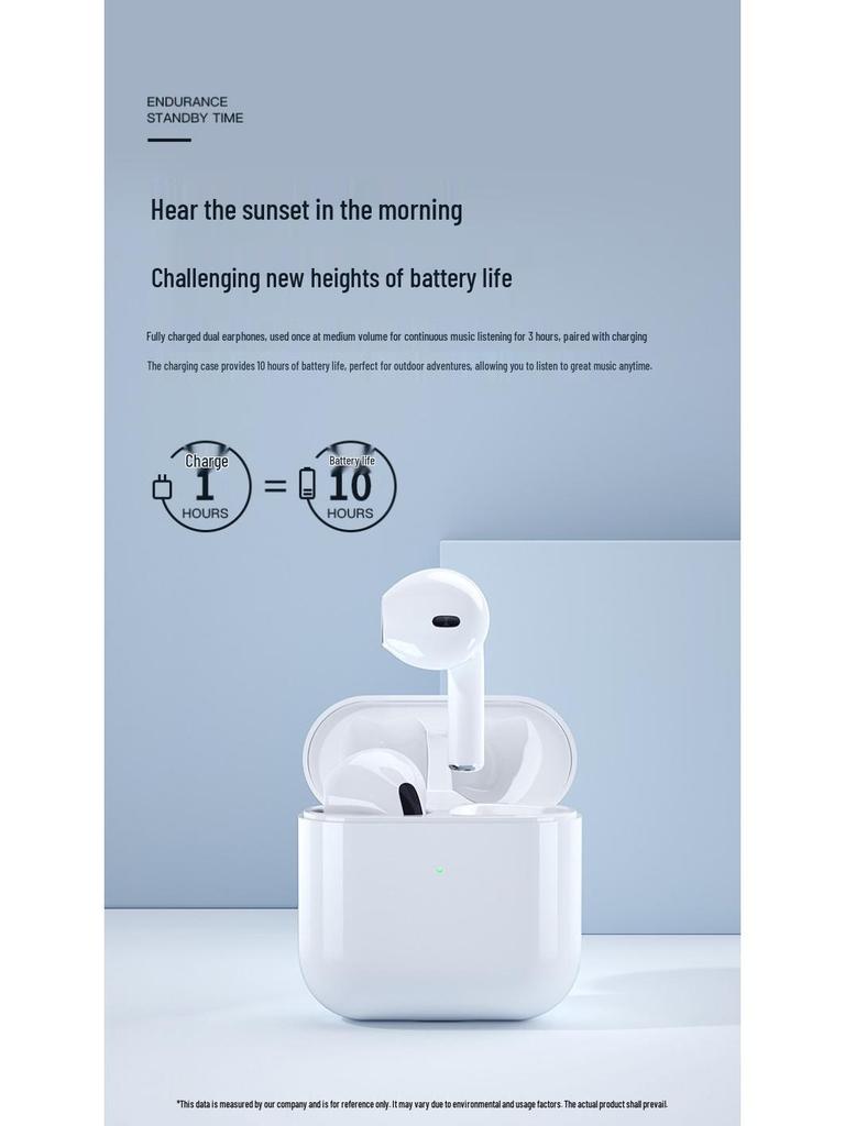 Huaqiangbei Pro4 Wireless Bluetooth Earbuds with Extended Battery Life and Large Capacity