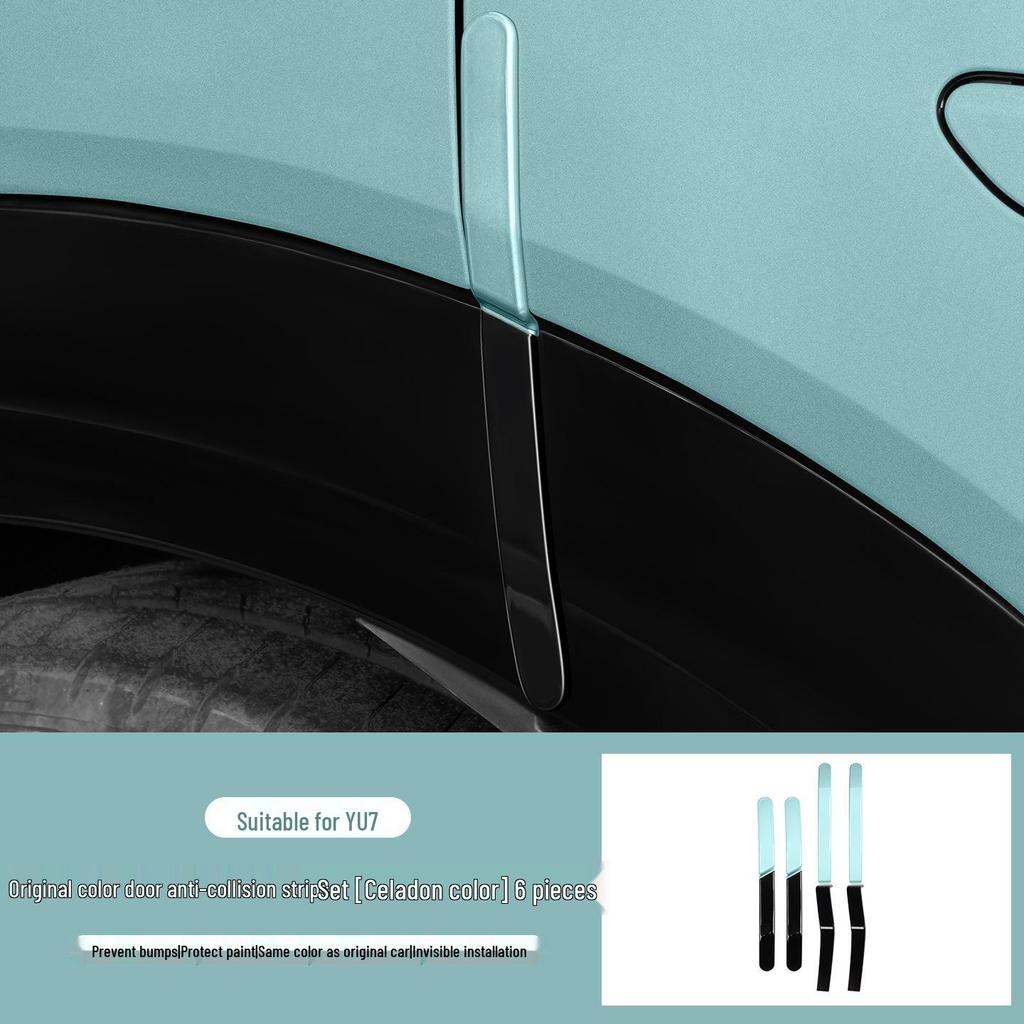 Ochrona Krawędzi Drzwi Samochodowych Paski Antykolizyjne do Xiaomi YU7 - Dekoracja Zewnętrzna i Akcesoria Zapobiegające Zarysowaniom
