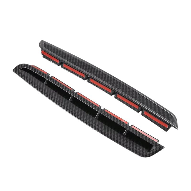 For Hyundai Palisade   Car Head Light Lamp Eyelid Eyerbow Cover Trim Sticker Spare Parts ABS Carbon Fiber Carbon fiber