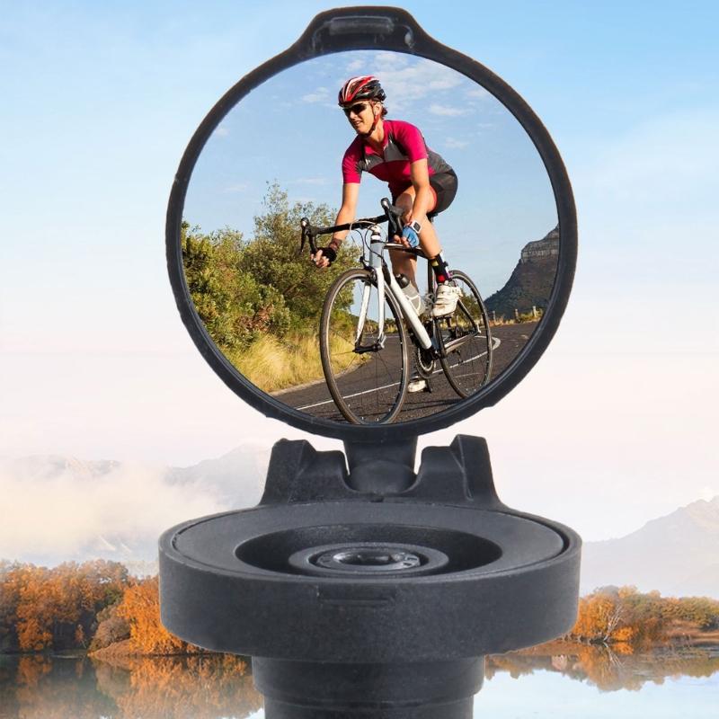 Specchietto Retrovisore per Bicicletta Regolabile Specchietto per Manubrio Bicicletta Tappo per Manubrio Bicicletta Specchietto Retrovisore Facile da Installare