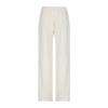 Women's Low-rise Loose Wide-leg Casual Cotton And Linen Drawstring Straight Casual Trousers