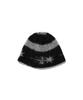 NICEGHOSTCLUB Stripe 3Star Logo Mohair Beanie_3Colors(Ng2Efuab20A)