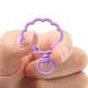 31X39mm Candy Colored Alloy Shell Shaped Spring Buckle Special-shaped DIY keychain Accessories Creative Accessories Hanging Ornaments