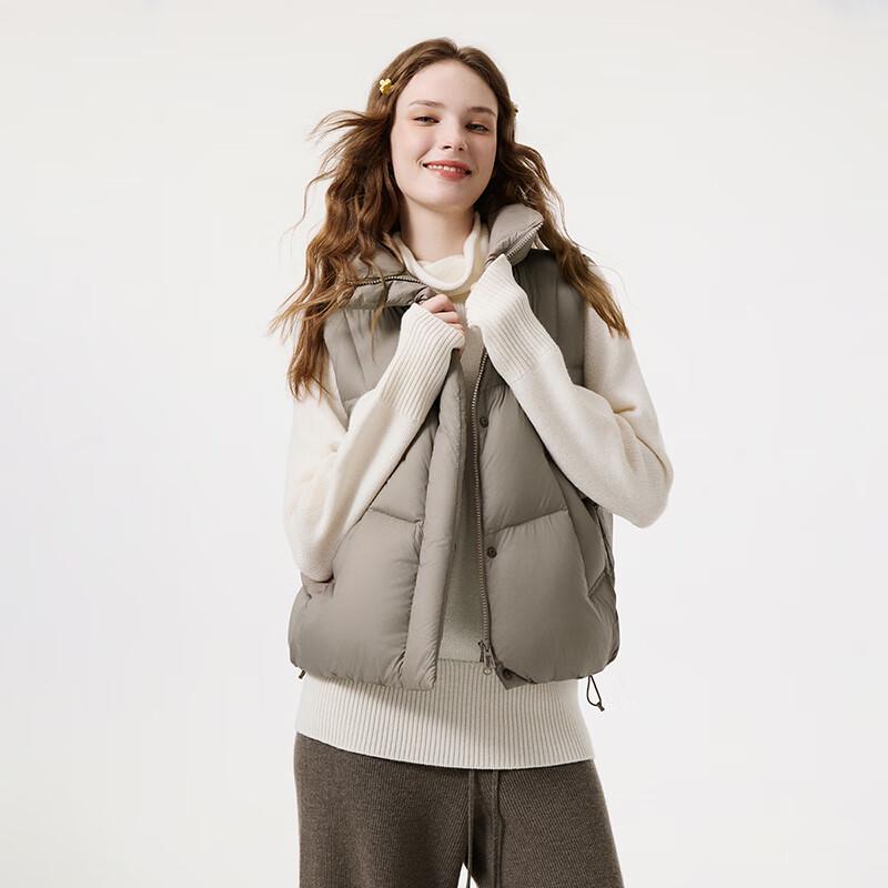 Tanboer Women's Lightweight Stand Collar Down Vest TB5330108A
