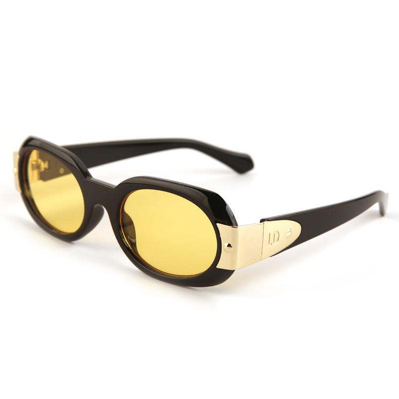 New retro cat's eye versatile decorative sunglasses men's outdoor driving sunshade anti-ultraviolet sunglasses tide