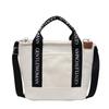 New handbag New lightweight alphabet canvas bag Versatile casual handbag Crossbody bag Student small bag