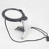 Round Neck Embroidery Loupe: Reading Magnifier Lighted X2 And X6 Magnifying Illuminated Hands-free Led For Work Sewing Repairs Creative Leisure