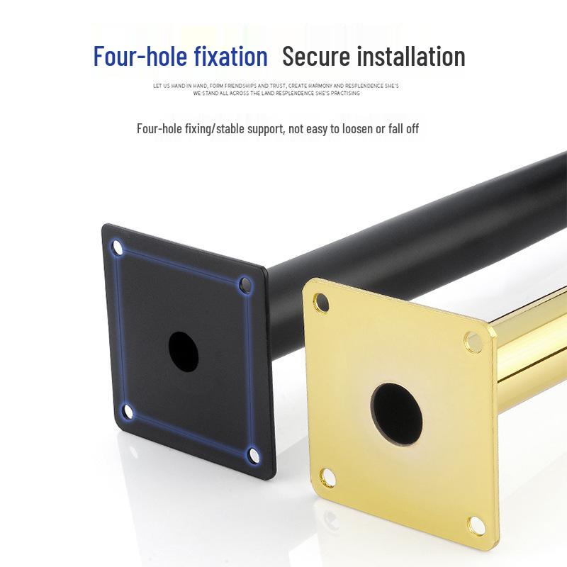 Adjustable Metal Furniture Legs for Cabinets, Sofas, TV Stands, and Tables