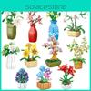 Conjunto de Mini Blocos de Construção Colorido e Divertido Apresentando 400 a 800 Peças de Designs Florais
