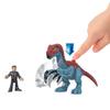 FISHER - PRICE IMAGINEXT - Jurassic World - Slasher Dino Et Personnage - Figurine D'action 1er Age - 3 Ans Et +