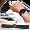 22mm Stainless Steel Watch Bands Mesh Woven Watch Straps Quick Relse Watch Wristband with   Buckle for   GTR 3