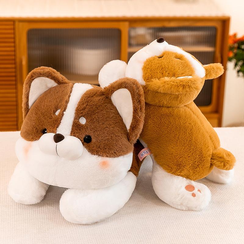 New Corgi Cute Plush Toy Doll Car Home Mall Ornaments Children's Pillow Dolls