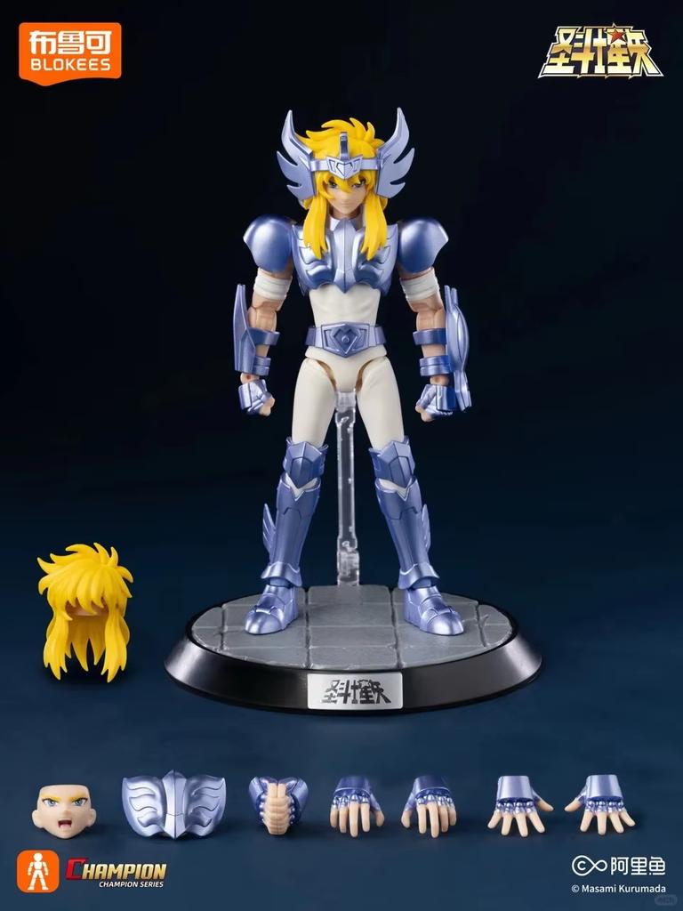 Blokees Saint Seiya Anime Figur Death Mask Shura Shiryu Action Figur Champion Klasse Sammlungsstatue Modell Ornament Spielzeug Geschenke
