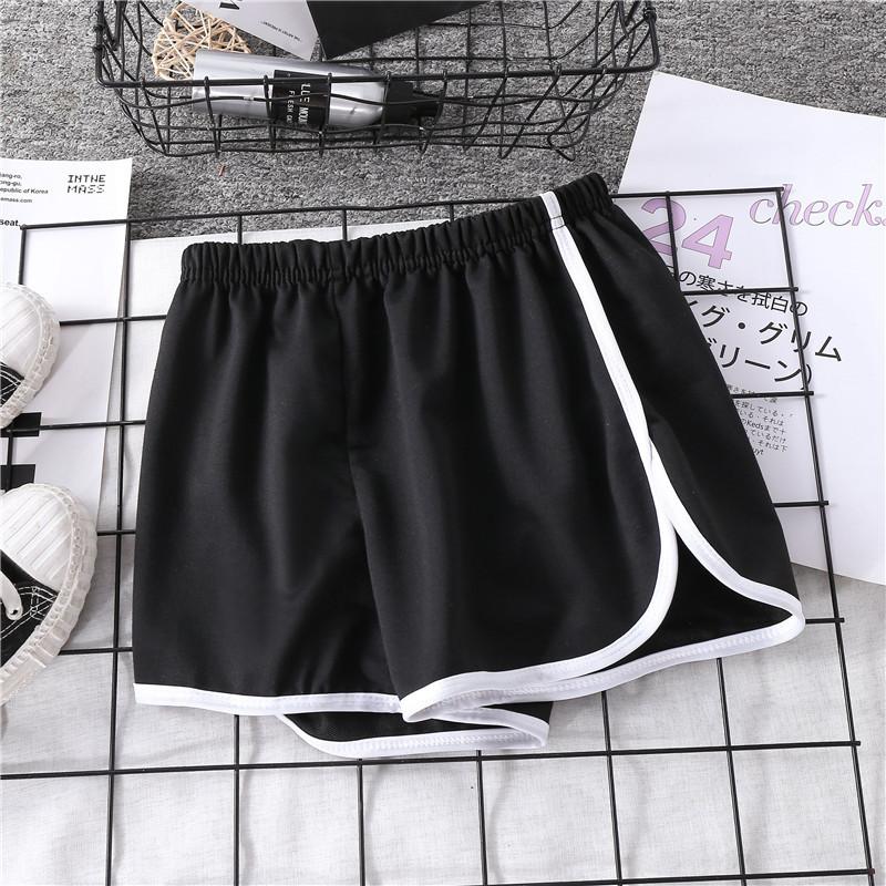 Ripped denim shorts summer new straight loose high and thin high waist wide leg jeans women